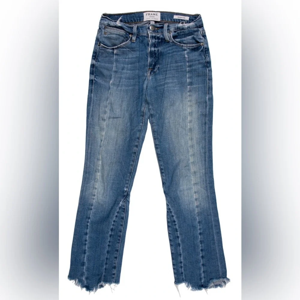 Frame Le Original Jeans, Cropped Straight Leg, Size 24, Great Condition! - Picture 1 of 12